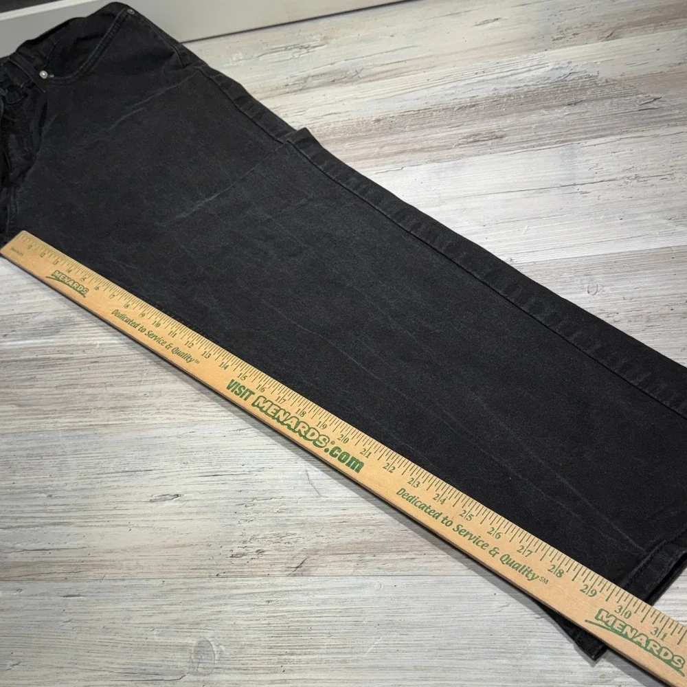 Levi's Denim 559 Black Relaxed Straight‎ Jeans Mens 38x32 (36x30.5)
